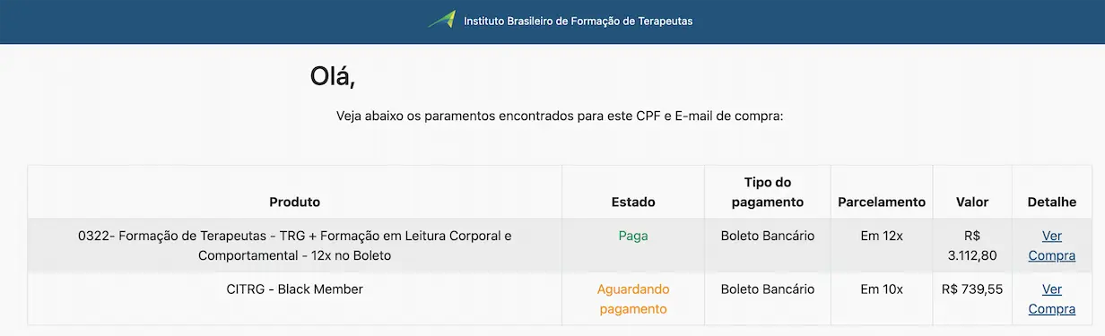 Ibft Manual do Aluno - Segunda via Boleto - IBFT