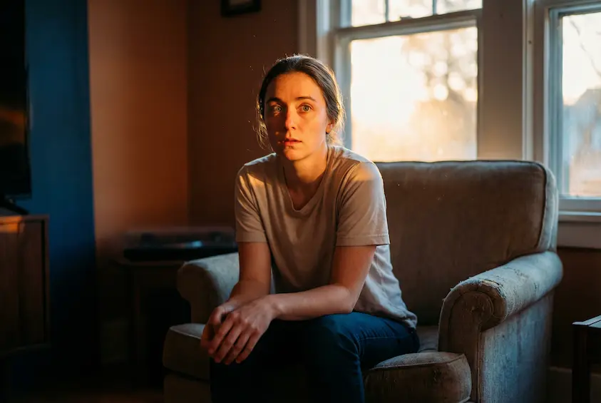 Corpo em estado de alerta emocional